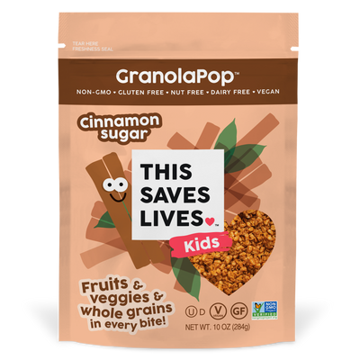 Kids' Cinnamon Sugar GranolaPop™ - This Saves Lives - Kids' GranolaPop -