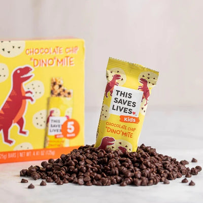 Chocolate Chip "Dino"mite - This Saves Lives - Kids' Bar - 2